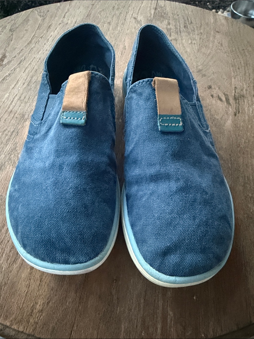 Merrell Blue Wing Moc canvas slip on shoes Men’s size 7